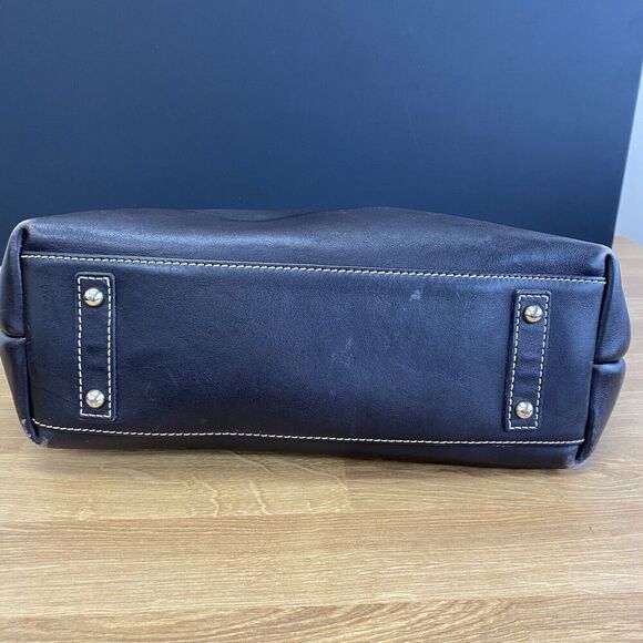 Dooney and Bourke Portofino Grommet Shopper Brown Clean SEE Gold Hardware - Picture 10 of 16